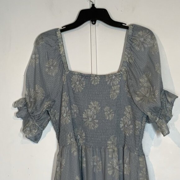 Madewell Dresses Madewell Silk Lucie Smocked Mini Dress In Moody Blooms - Picture 9 of 13